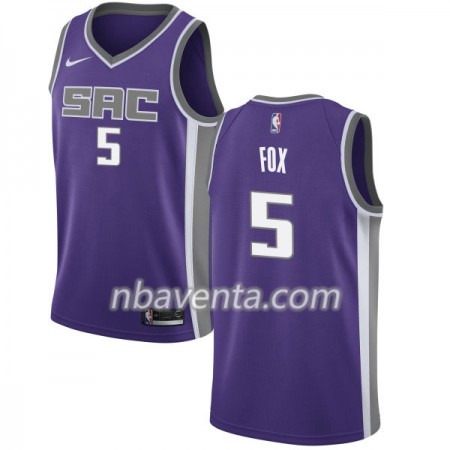 Camiseta Hombre Sacramento Kings DeAaron Fox 5 Nike 2017-18 Violeta Swingman Camiseta Hombre Sacramento Kings DeAaron Fox 5 Nike 2017-18 Violeta Swingman